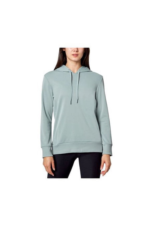 Womens Hooded Pullover,Abysis Green,X-Large