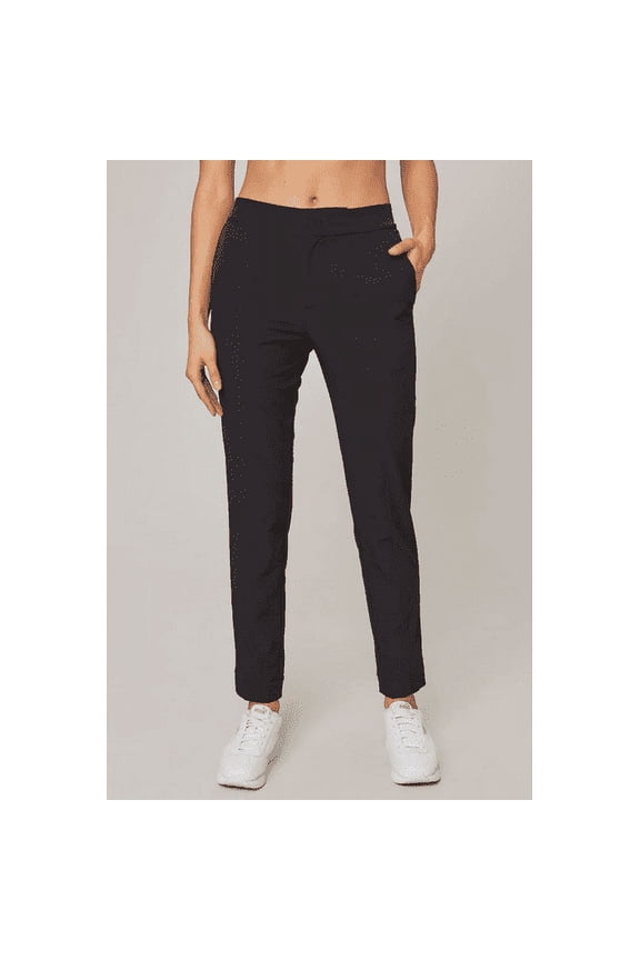 Women's Pants Black Tailored High Rise Casual Pants Size 12 29" Inseam