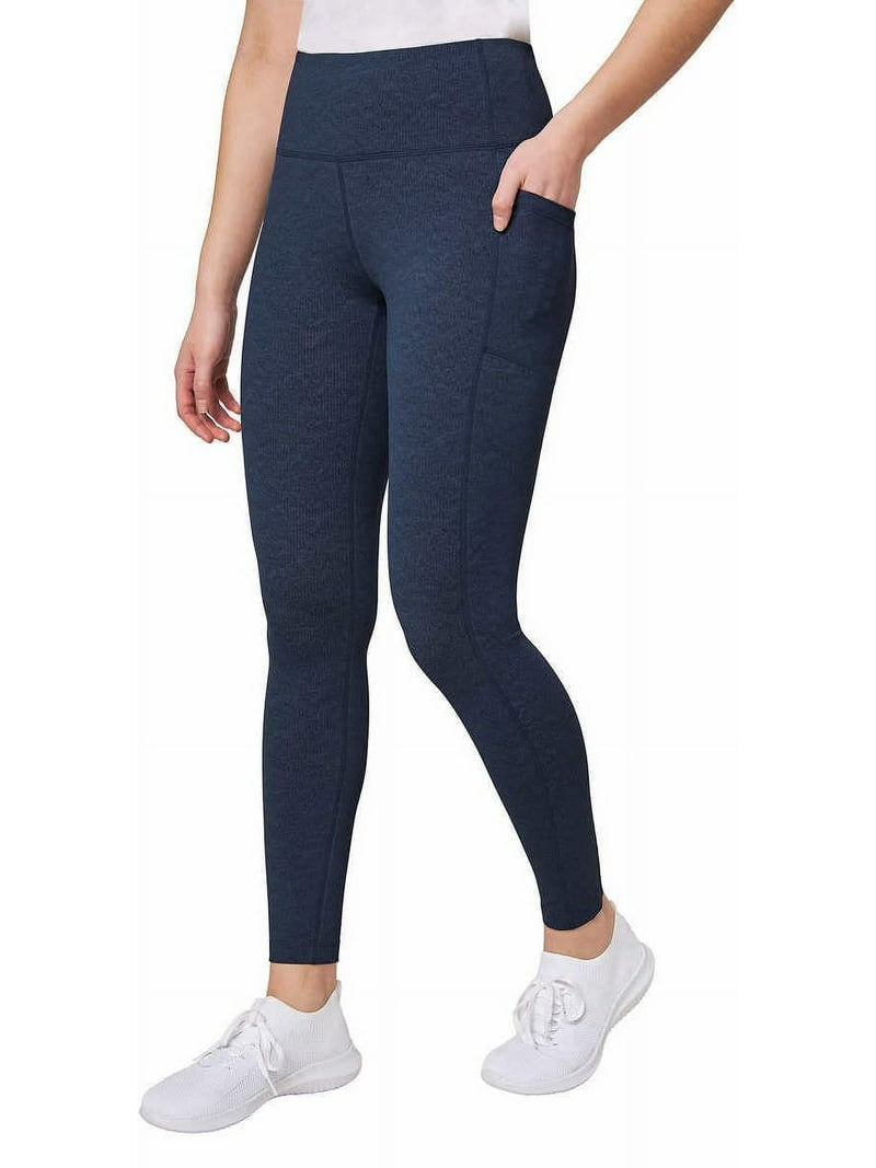 Mondetta Womens Midweight High Waisted Garment Wash Leggings (US