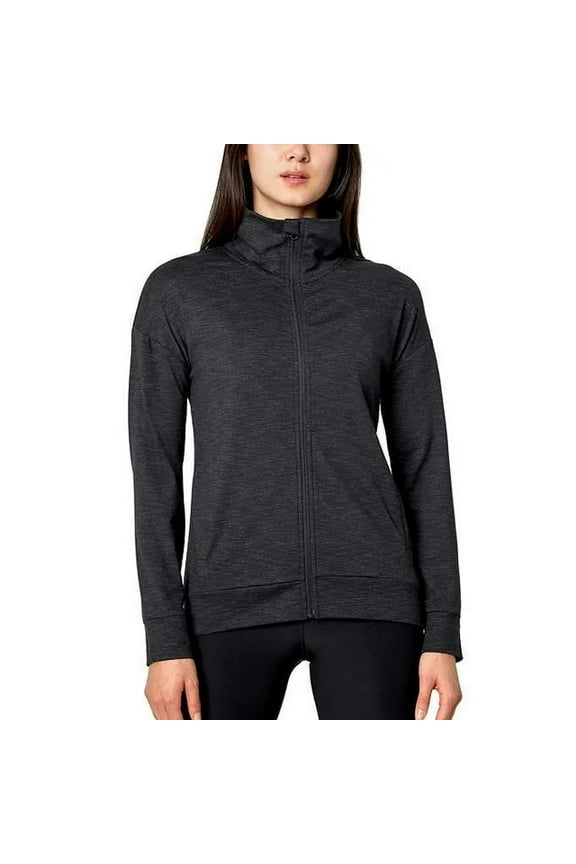 Womens Space Dye Jacket (Black, XXL)