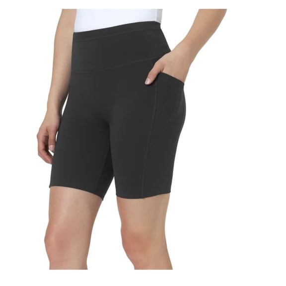 Mondetta World Outfitter Women's Active Bike Short (US, Alpha, Large, Regular, Regular, Black)