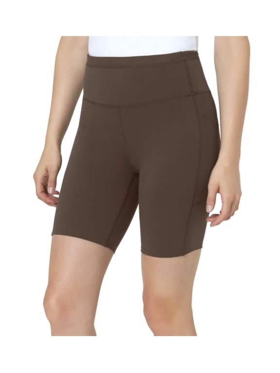 World Outfitter Women's Active Bike Short (US, Alpha, Small, Regular, Regular, Brown)