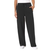 Mondetta World Outfitter Womens High Rise Wide Leg Modal Pants, Black, Medium