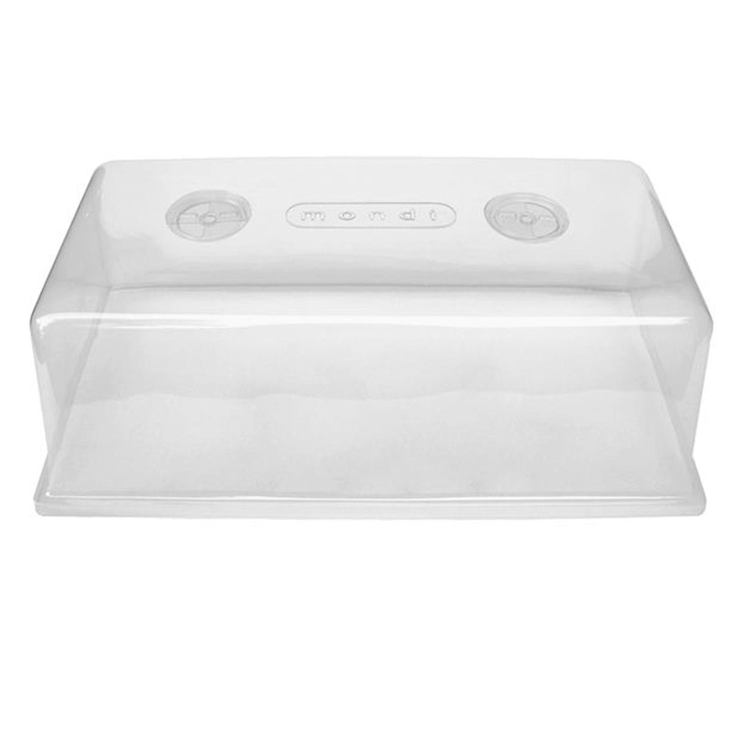 Clear Plastic Mini Greenhouse with Adjustable Vents