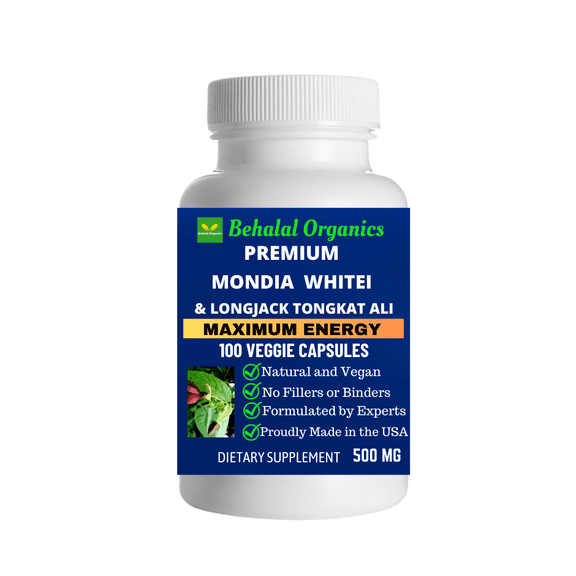 Mondia & Longjack 100 Quick Release Capsules - 500mg Per Capsule