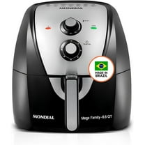 Mondial 8.6 qt Air Fryer, Black - Automatic Shutoff, Built-in Timer