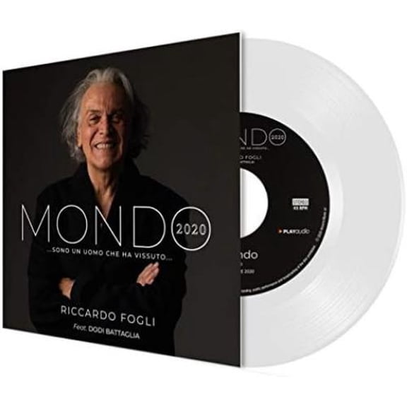 Riccardo Fogli Mondo 2020 45 Giri Vinile Bianco Limited Edt. (Vinyl Record)