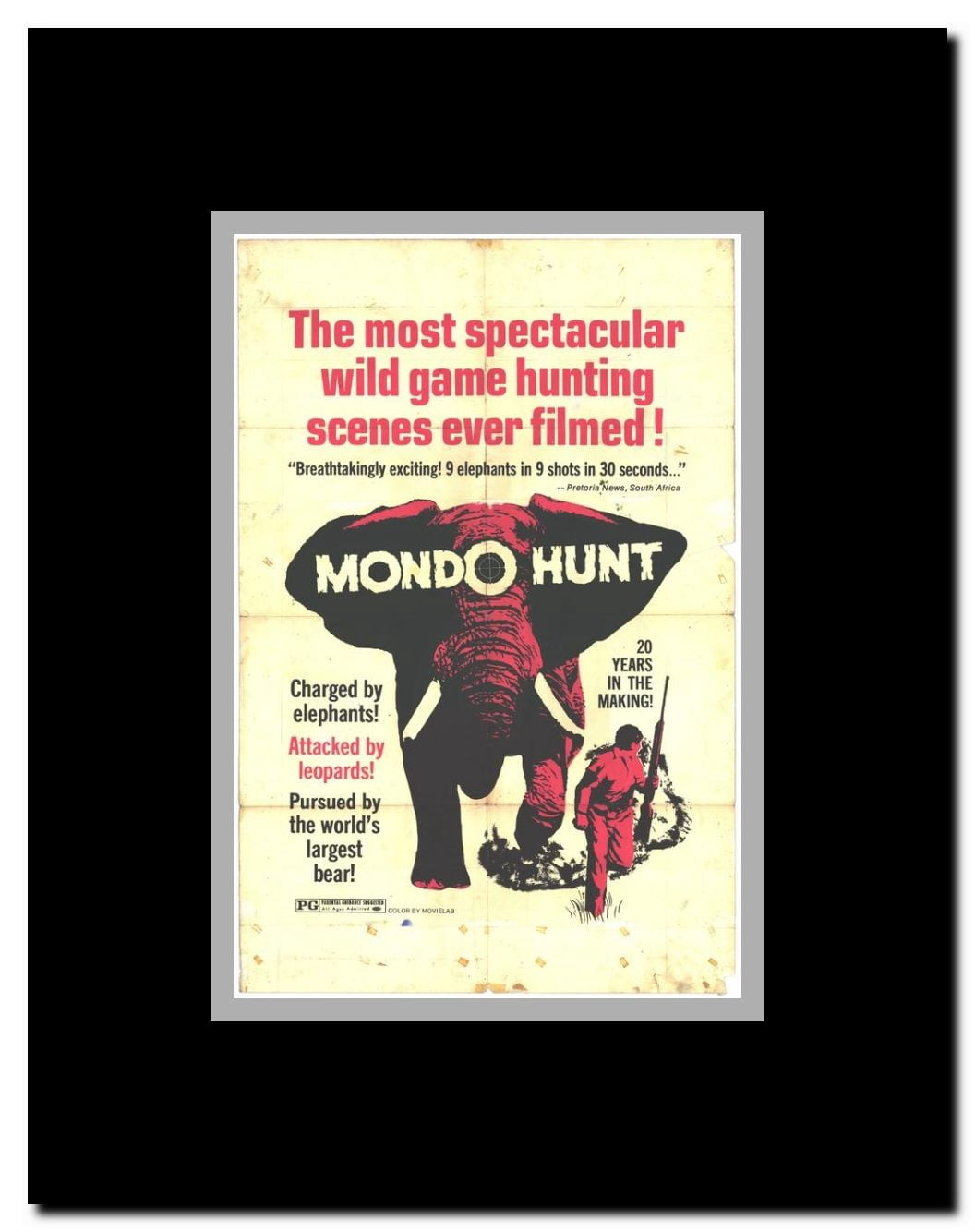 Mondo Hunt Framed Movie Poster