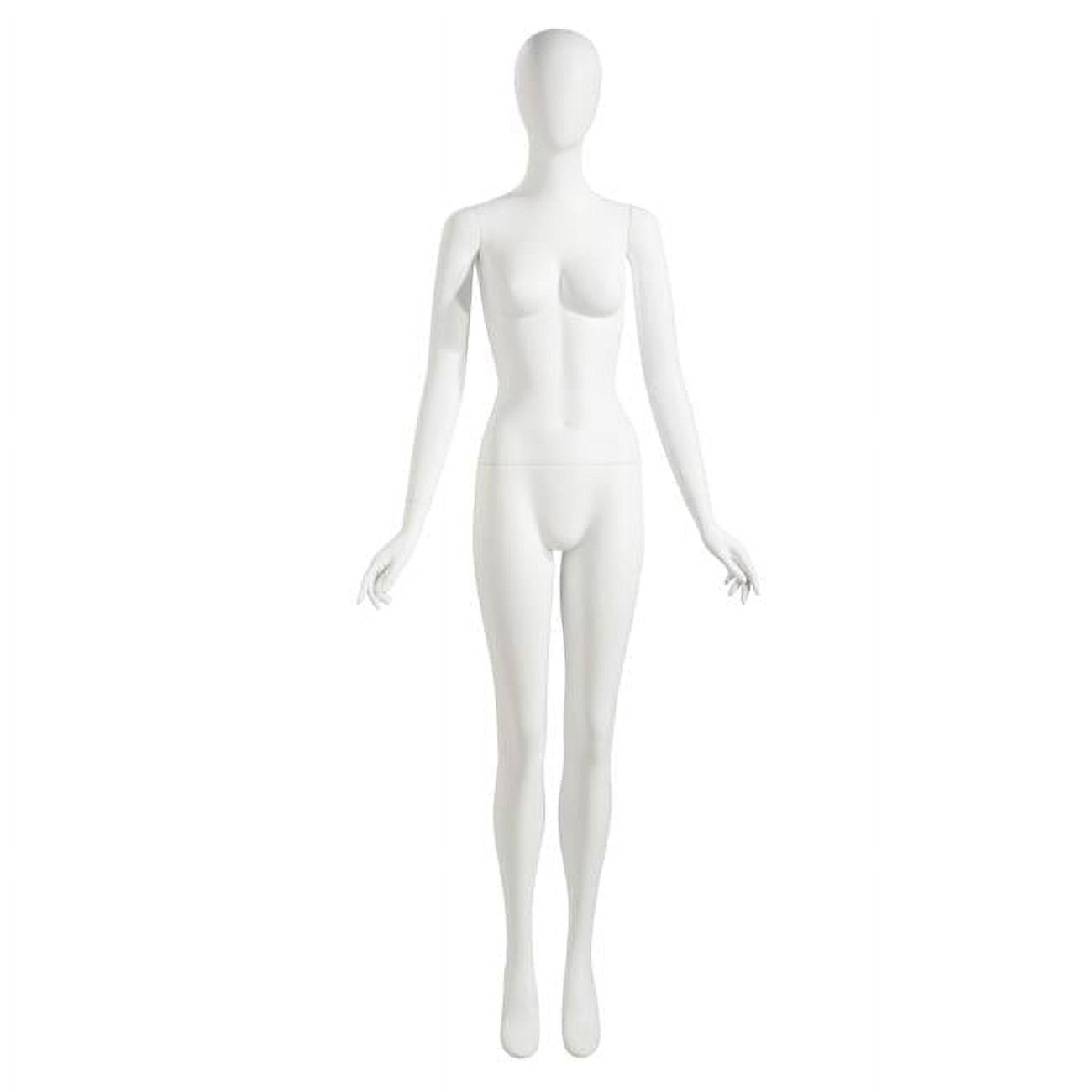 Mondo Mannequins' Niki Oval Head Female Mannequin in Matte White