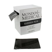 Mondo Medical Barrier Film Tattoo Tape Roll 1200 Sheets - Black Dental Tape Box