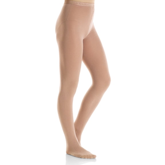 Mondor 3301 Opaque Footed Figure Skating Tights (Suntan)