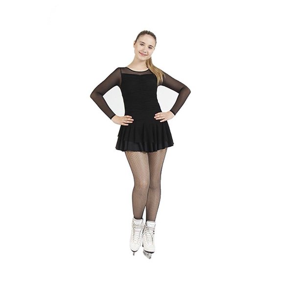 Mondor 613 Figure Skating Dress Covered with Mesh (Size S-P)