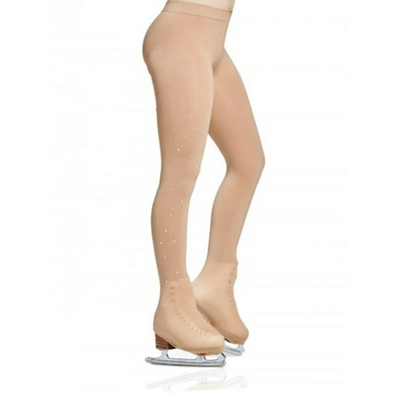 Mondor 912 Rhinestones Boot Cover Figure Skating Tights
