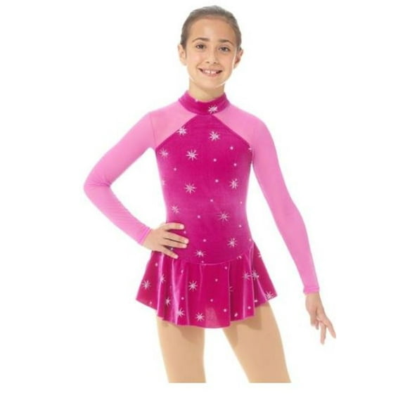Mondor Mock Neck Glitter Figure Skating Dress 2764 - North Star