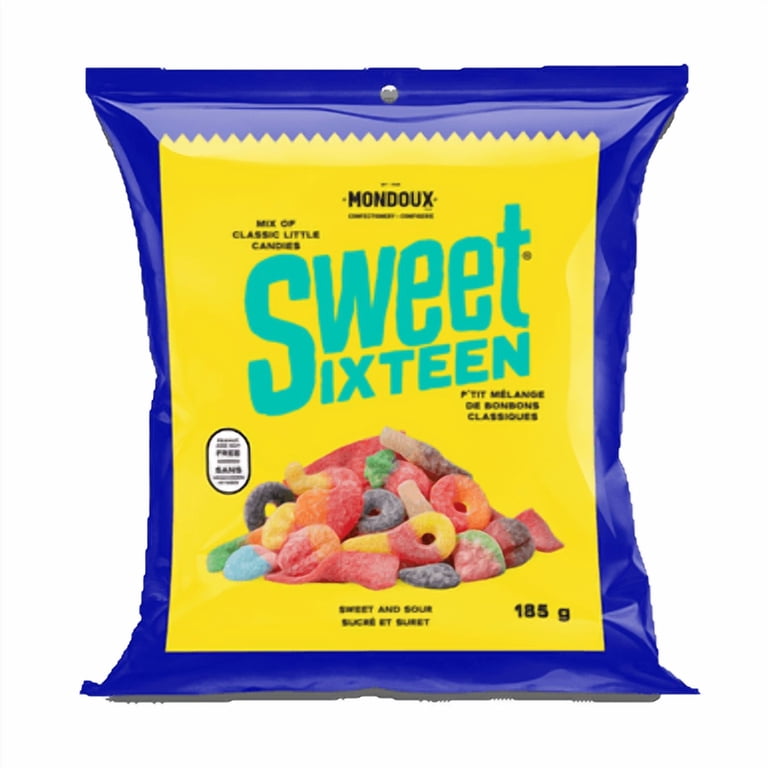 sweet‼️ Mondoux Sweet Sixteen Juby Mini Blue Raspberry, 1kg/2.2 lbs
