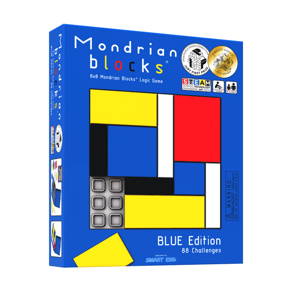 Mondrian Blocks - Blue Edition