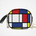 thumbnail image 1 of Mondrian Reinterpretation Women'S Vintage Crossbody Bag Fashion Purses Bag Shoulder Handbag With Adjustable Chain Strap, 1 of 6