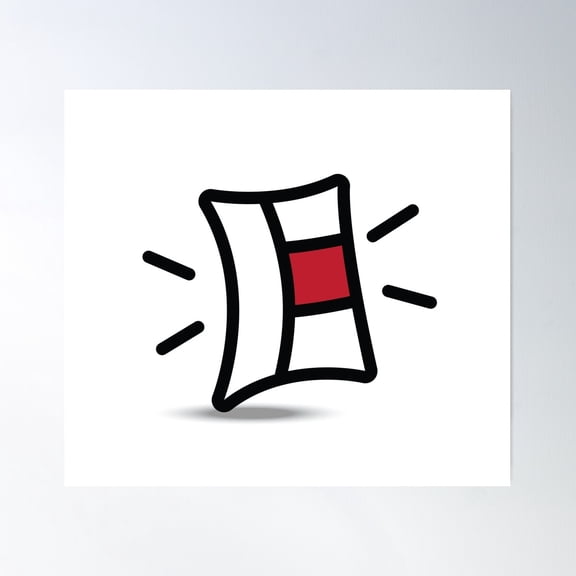 Mondrian Suprise Poster Wall Art, Modern Wall Decor For Living Room Bedroom, 30x30 UNFRAMED