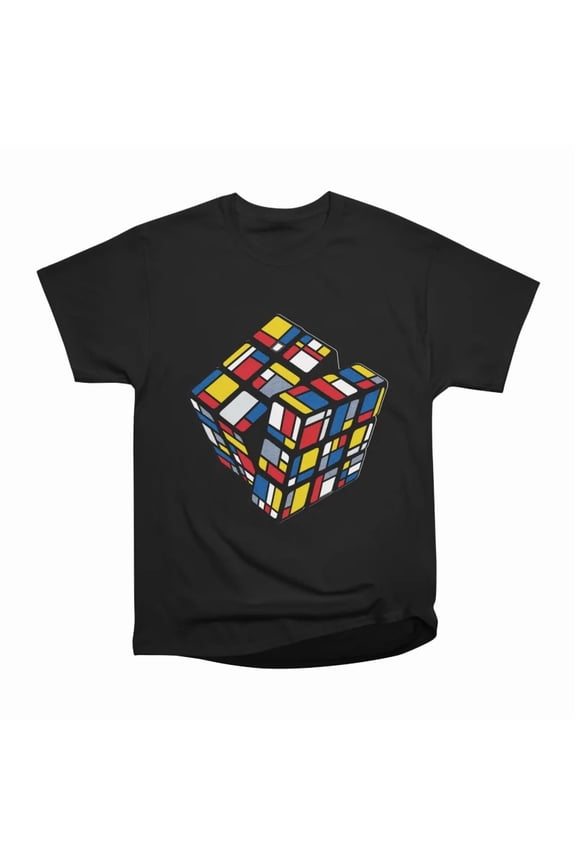 Mondrians Rubik T-Shirt Tee Gift For Him Merch For Her Apparel For Friend