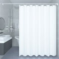 thumbnail image 1 of Monebena 1 PCS Waterproof Shower Curtain Liner with Hooks 72 x72 inch Waterproof Shower Curtain Machine Washable M01, 1 of 7