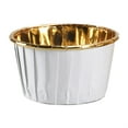 thumbnail image 1 of Monebena 100Pcs Cupcake Cups, Disposable Aluminum Foil Cupcake Baking Cups Ramekins, for Cake,Dessert,Mousse, 1 of 9