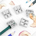 thumbnail image 1 of Monebena 12 Pcs Metal Pencil Sharpener Magnesium,2-Hole Metal Pencil Sharpener,Pencil Sharpener Magnesium for Schools, Offices, Homes, and Art Projects, 1 of 8