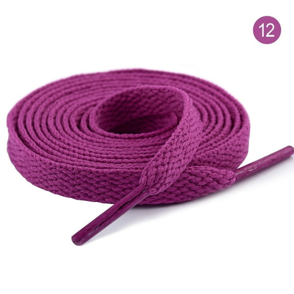 Monebena 2 Pair 20"-63"Flat Shoe Laces for Sneakers, Shoelaces for Sneakers Athletic Running Shoes Boot Strings