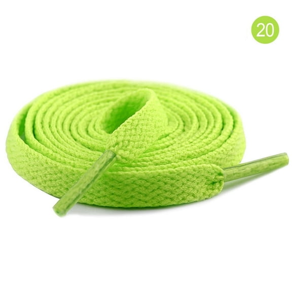 Monebena 2 Pair 20"-63"Flat Shoe Laces for Sneakers, Shoelaces for Sneakers Athletic Running Shoes Boot Strings