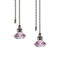 thumbnail image 1 of Monebena 2 Pcs Decorative Crystal Pull Chain, 12-inch Pull Chain, Crystal Glass Ceiling Fan Pull Chain, Fan String Pulls Pendant Extension Ornaments, Light Pull Chain Extension(Crystal Diamond), 1 of 11