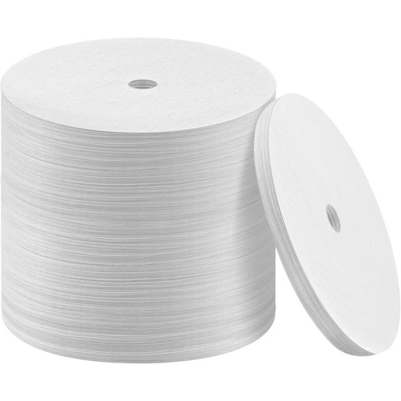 Monebena  300 Count Percolator Coffee Filters, 3.75 Inch Natural Unbleached Disposable Coffee Filter Disc Coffee Filters for Percolators Coffee Pot