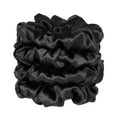 thumbnail image 1 of Monebena 4 Pack 100% Mulberry Silk Scrunchies, Silk Hair Ties 19 Momme Silk Scrunchies for Hair No Damag Scrunchies for Women Girls, 1 of 14