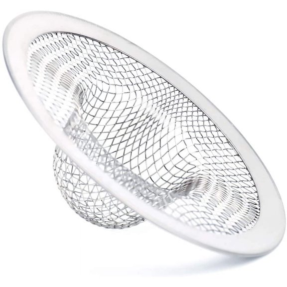 Monebena 50 Pack Stainless Steel Sink Strainer, 2-3/4 Inch Slop Basket Filter Trap for Kitchen, Bathroom, Balcony, Floor Drain (2-3/4 Inch)
