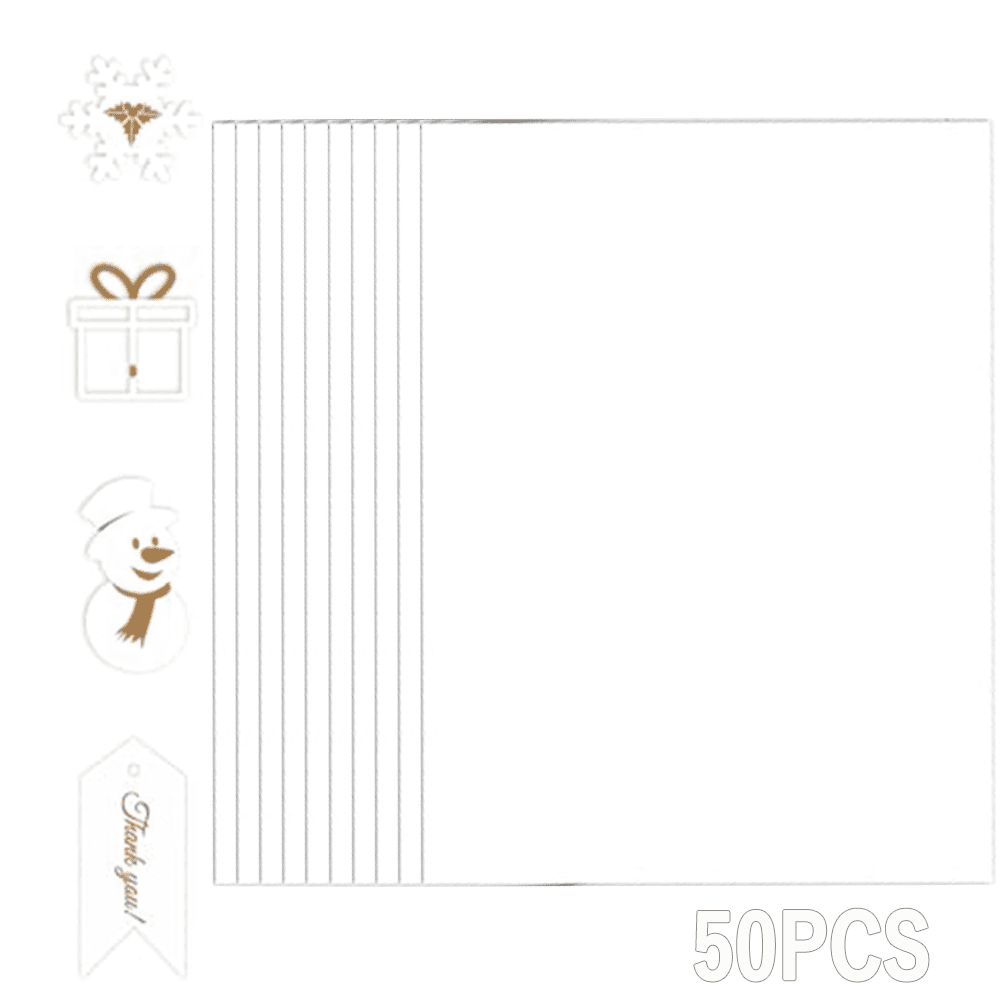 Monebena 50 Sheets Cardstock 8.5 x 11, 230gsm/80lb Thick Paper Cardstock Paper for Invitations, Crafts, Card Making, Printing, Wedding, Drawing, Scrapbook Supplies M01
