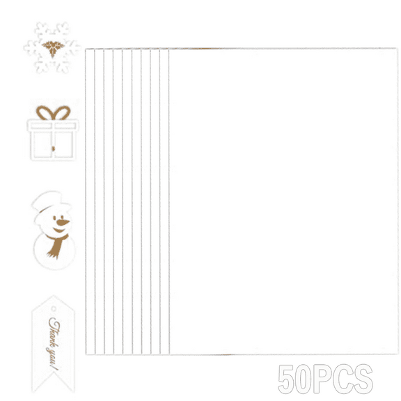 Monebena 50 Sheets Cardstock 8.5 x 11, 230gsm/80lb Thick Paper Cardstock Paper for Invitations, Crafts, Card Making, Printing, Wedding, Drawing, Scrapbook Supplies M01