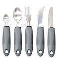 thumbnail image 1 of Monebena 5Pcs Utensils Adaptive Silverwarespoon Weighted Eating Fork Cutlery Disabled Adapted Feeding Travelspoons Tremors Parkinsons, 1 of 4