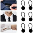 thumbnail image 1 of Monebena 6 Pack Button Extender for Shirts Men Collar Extender Neck Extenders 1/2” Size Expansion for Dress Shirt Suits Pants, Black, 1 of 14
