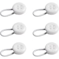 thumbnail image 1 of Monebena 6 Pcs Shirt Collar Button Extenders, Elastic Collar Extenders for Mens Shirts, Dress Shirt Tie Neck Collar Button Expanders for Expanding Length Men Women Dress Shirts Collar Extension, 1 of 7