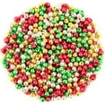 thumbnail image 1 of Monebena Christmas Beads for jewelry making Bracelet 6mm Round Small Spacer Beads DIY Craft Beads Necklace Supplies, Red & Green & Gold & Silver M01, 1 of 16