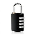 thumbnail image 1 of Monebena Combination Lock Resettable 4 Digit Padlock Outdoor Waterproof Combo Lock for School Gym Locker Fence Gate Hasp Cabinet Toolbox Cases M01, 1 of 3