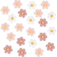 thumbnail image 1 of Monebena Flower Push Pins, 30Pcs Thumb Tacks for Cork Board, 0.9Inch Cute Push Pins for Bulletin Boards Cork Boards Cardboard Hanging Posters Wall Decorations(Pink + White, 1 of 8