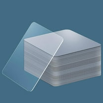 Monebena Heavy Duty Double Sided Tape, Clear Reusable Mounting Tape Picture Hanging Adhesive Tape Removable Wall Tape Adhesive Poster Tape (10, Square-2.4inch*2.4inch)