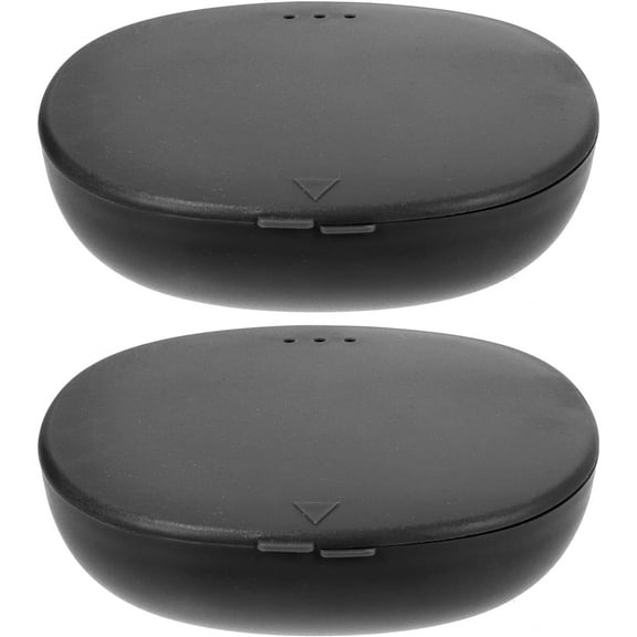 Monebena Menstrual 2pcs Menstrual Cups Case Holder Reusable Period Cup Storage Box Portable Menstrual Cups Case for Women Black Sterilizer