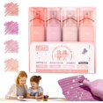 thumbnail image 1 of Monebena Nebula Color Glitter Highlighter, Glitter Highlighter Pen, Glitter Highlighters Markers, Nebula Glitter Highlighters, for Sparkling Note Taking Diary (Pink), 1 of 7