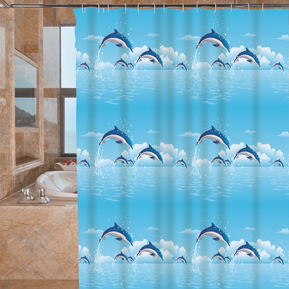 Monebena Plastic Shower Liner Premium PEVA Shower Curtain Liner with Rustproof Grommets, Waterproof Lightweight Standard Size Shower Curtains for Bathroom 72"*72" M01