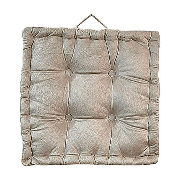 Monebena Square Velvet Floor Pillow, Meditation Decompression Floor Pillow Thicken Floor Cushions Large Pillows Seating Decorative Cushion for Yoga Living Room 16.5"x16.5"x4"