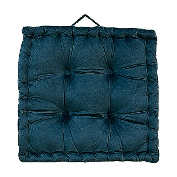 Monebena Square Velvet Floor Pillow, Meditation Decompression Floor Pillow Thicken Floor Cushions Large Pillows Seating Decorative Cushion for Yoga Living Room 16.5"x16.5"x4"