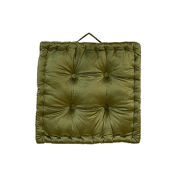 Monebena Square Velvet Floor Pillow, Meditation Decompression Floor Pillow Thicken Floor Cushions Large Pillows Seating Decorative Cushion for Yoga Living Room 16.5"x16.5"x4"