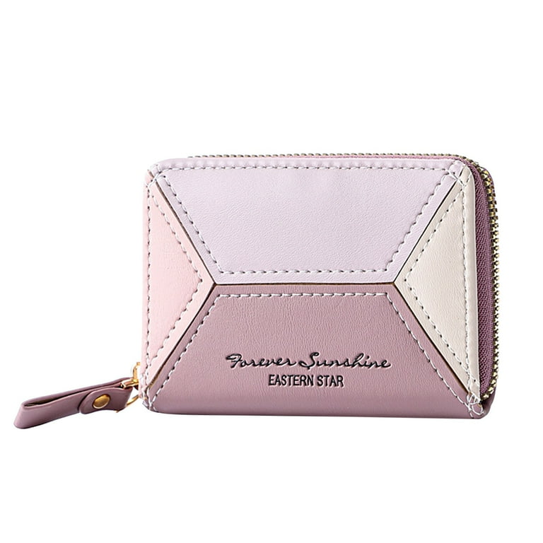 Monederos De Mujer Pequenos Mujer Wallets Pink Slim Wallet Fashion Hand Held Hand Held Bag Multi Slot Purse One Size Walmart