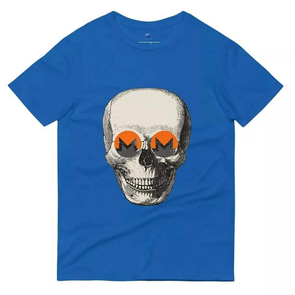 Monero Coin Skull T-Shirt