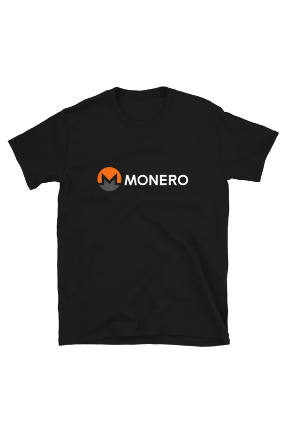 Monero Logo White T-shirt XMR Cryptocurrency Crypto Trader Gift Tee | eBay